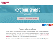 Tablet Screenshot of keystonesport.com